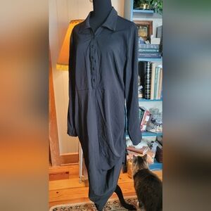 Plus Size 2x Cider Black Long Sleeve Dress